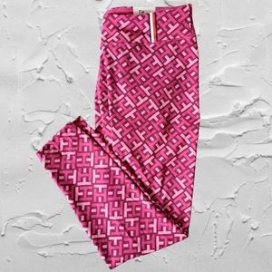 NWT Tommy Hilfiger PLUS Pink Logo Print Leggings Size 1X